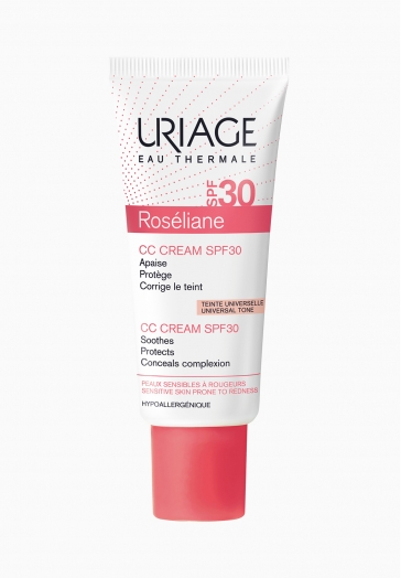 Roséliane CC Cream SPF30 Uriage Protège et corrige le teint