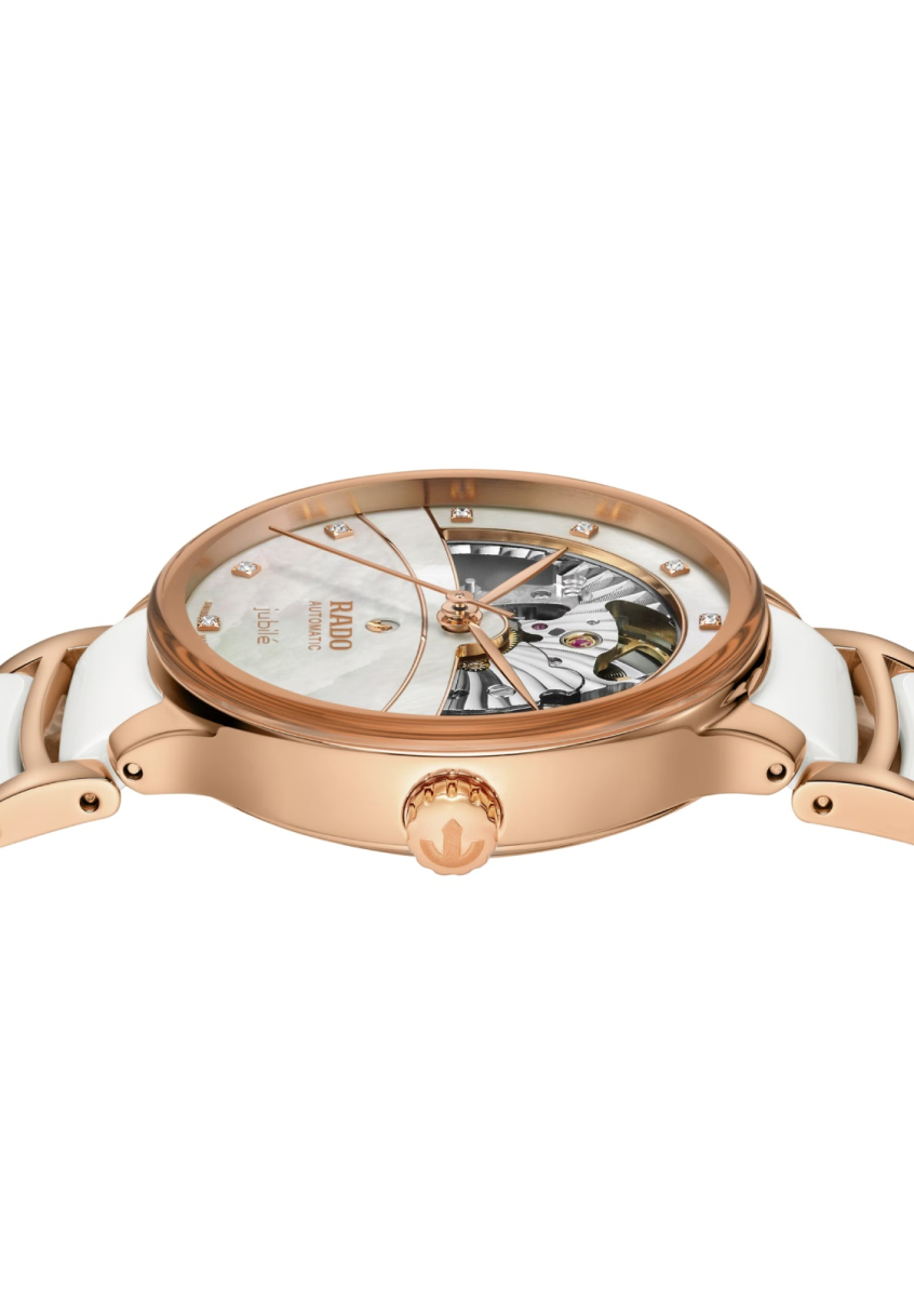 Centrix Automatic Diamonds Open Heart Rado R30029922 pas cher
