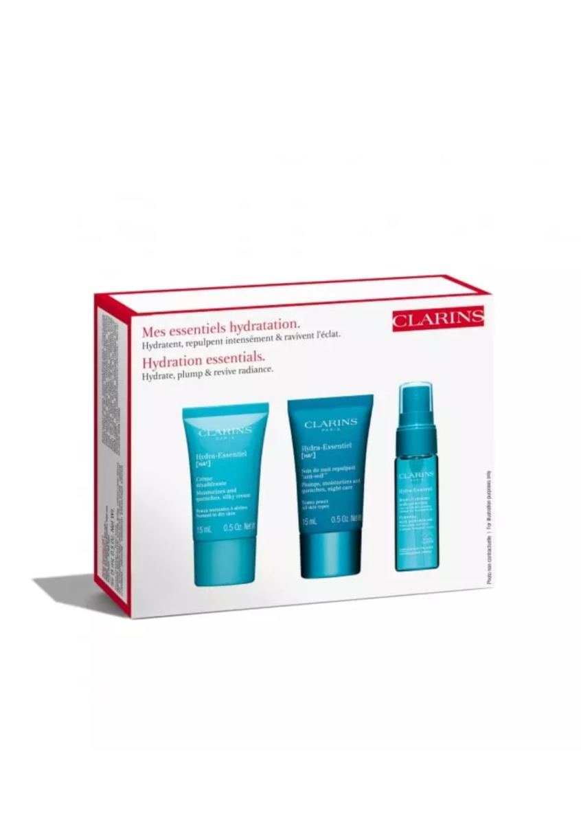 Coffret De Soins Clarins - Ensemble Crème Jour/nuit Et Rouge à Lèvres Neuf