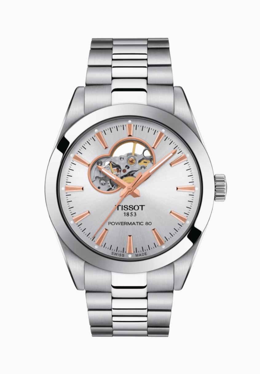 Gentleman Powermatic 80 Open Heart Tissot T127.407.11.031.01 pas cher