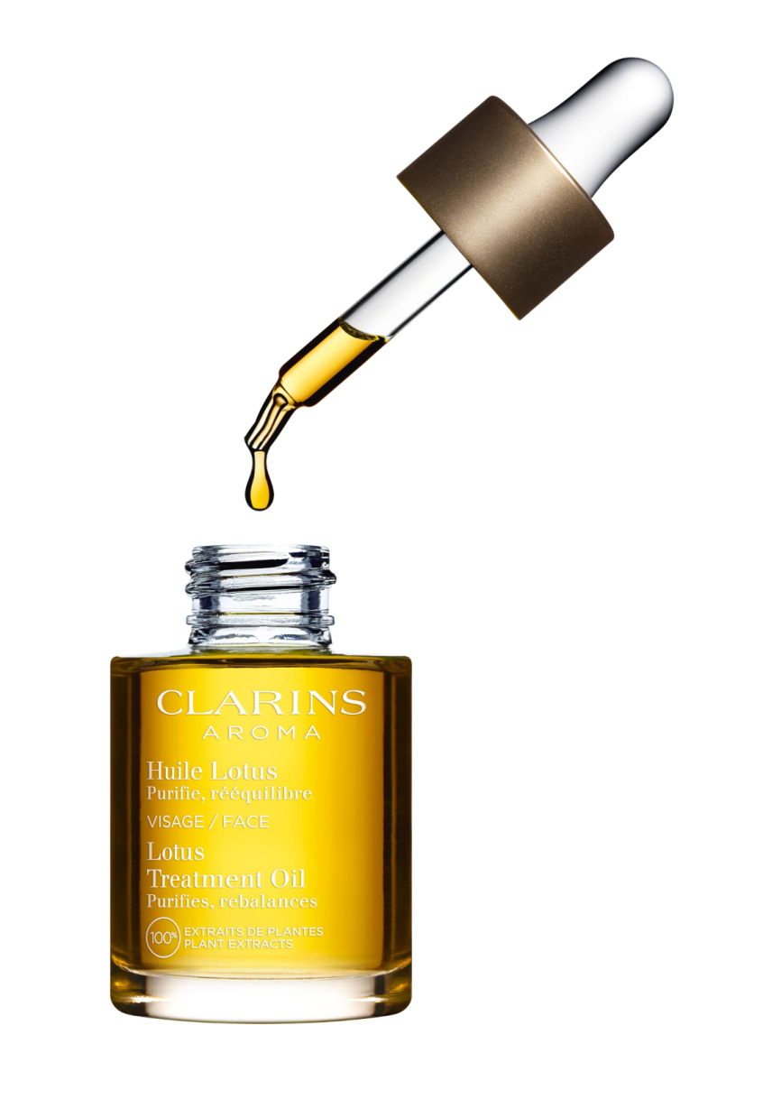 Huile Lotus Clarins Peaux Mixtes Ou Grasse pas cher