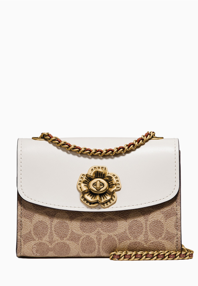 Parker 18 En Toile Exclusive Coach Sac en cuir lisse élégant et léger  pas cher