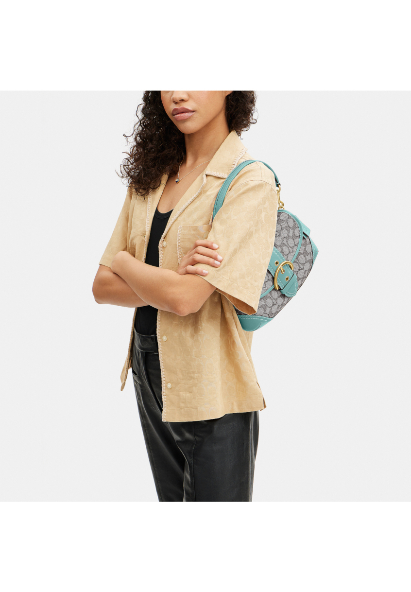 Soho Bag In Signature Jacquard Sac de Coach ‣ BENLUX