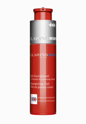 Clarins Men Gel Energisant  Clarins A L'Extrait De Ginseng Rouge pas cher