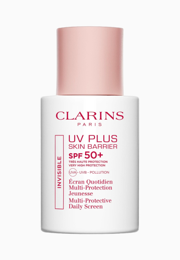 UV Plus Skin Barrier Clarins Ecran Quotidien Multi-Protection SPF50+ et Anti-Pollution pas cher