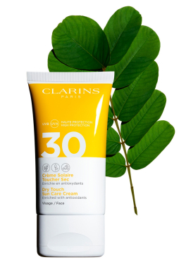 Crème Solaire Toucher Sec Spf30 Clarins Protection Solaire - Visage pas cher