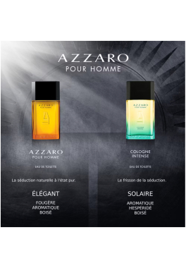 Pour Homme Cologne intense Azzaro Eau de toilette pas cher