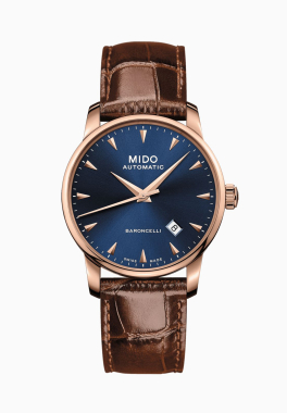 Baroncelli Midnight Blue Gent Mido M8600.3.15.8 pas cher