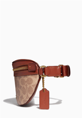Bethany Coach Sac de ceinture en toile pas cher