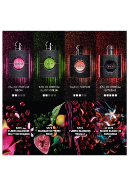 Black Opium Yves Saint Laurent Eau de Parfum Extrême pas cher