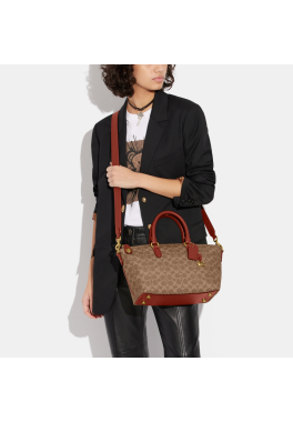 Care en toile Signature Coach Sac à main pas cher