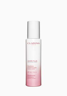 White-Plus Clarins Emulsion éclaircissante hydrate matifie SPF20 pas cher
