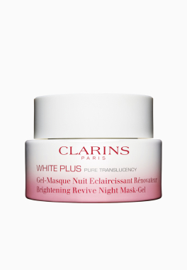 White-Plus Clarins Gel-masque nuit éclaircissant rénovateur pas cher