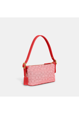 Demi Bag In Signature Jacquard Coach Sac pas cher