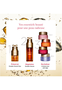 Double Serum Light texture Clarins Sérum anti-âge texture légère pas cher