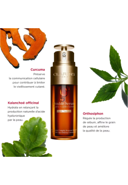 Double Serum Light texture Clarins Sérum anti-âge texture légère pas cher