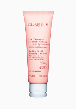 Doux Nettoyant Moussant Apaisant Clarins Peaux sèches ou sensibles pas cher