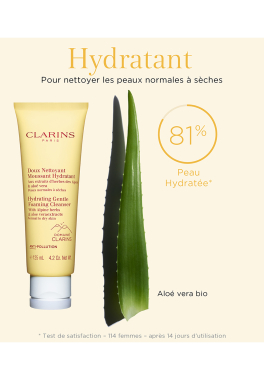 Doux Nettoyant Moussant Hydratant Clarins Peaux normales à sèches pas cher