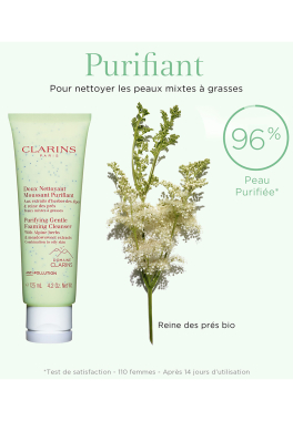 Doux Nettoyant Moussant Purifiant Clarins Peaux mixtes ou grasses pas cher