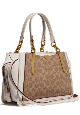 Dreamer en toile Coach Sac fourre-tout en cuir pas cher