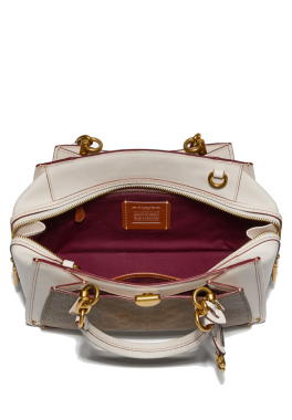 Dreamer en toile Coach Sac fourre-tout en cuir pas cher