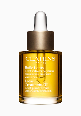 Huile Lotus Clarins Huile Lotus - Peaux mixtes à grasses pas cher