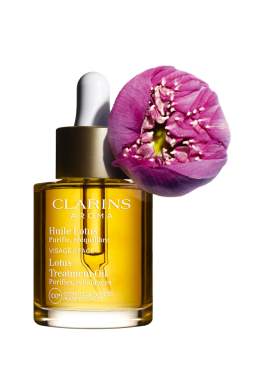 Huile Lotus Clarins Peaux Mixtes Ou Grasse pas cher