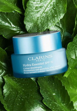 Crème Désaltérante Spf15 Clarins Hydra-Essentiel - Peaux normales à sèches pas cher