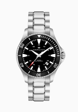 Khaki Navy Scuba Auto Hamilton H82335131 pas cher