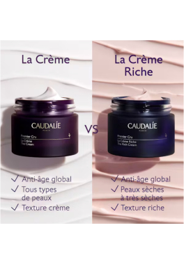 La Crème Riche Anti-Âge Global Caudalie Premier Cru  pas cher