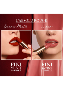 L'Absolu Rouge Lancôme Rouge à Lèvres Satiné – Hydratation & Confort Longue Tenue pas cher