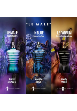 Le Male In Blue Jean Paul Gaultier Eau de Parfum pas cher