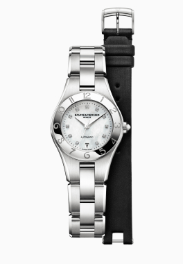 Linea 10113 Baume & Mercier Montre automatique sertie de diamants pas cher