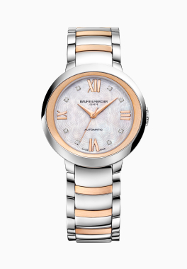 Promesse 10239 Baume & Mercier Montre automatique sertie de diamants pas cher