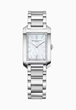 Hampton 10474 Baume & Mercier Montre à quartz sertie de diamants pas cher