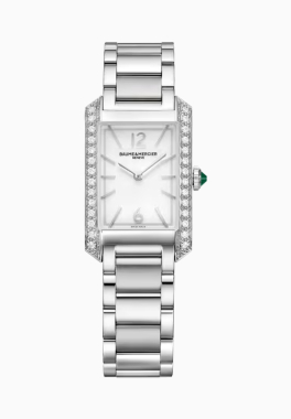 Hampton 10631 Baume & Mercier Montre à quartz sertie de diamants pas cher