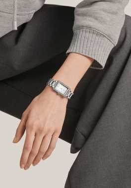 Hampton 10631 Baume & Mercier Montre à quartz sertie de diamants pas cher