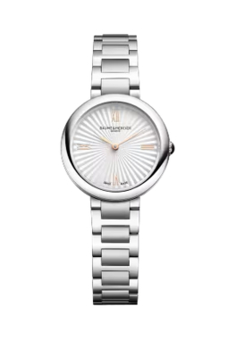 Joia De Baume Mercier 10850 Baume & Mercier Montre à quartz sertie de diamants pas cher