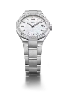 Riviera 10662 Baume & Mercier Montre à quartz sertie de diamants pas cher