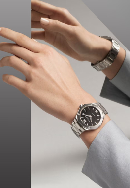 Riviera 10724 Baume & Mercier Montre à quartz sertie de diamants pas cher