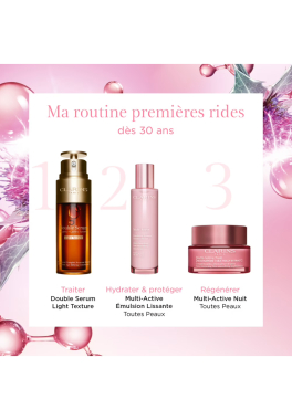 Multi-Active Clarins Émulsion lissante, booster d'éclat pas cher