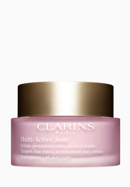 Crème Premières Rides Antioxydante Clarins Multi-Active Jour - Toutes Peaux pas cher