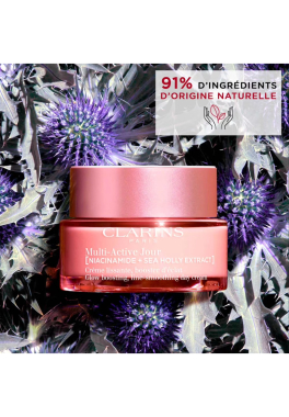Multi-Active Jour Clarins Crème lissante, booster d'éclat pas cher
