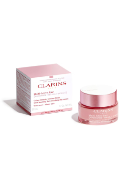 Multi-Active Jour Clarins Crème lissante, booster d'éclat pas cher