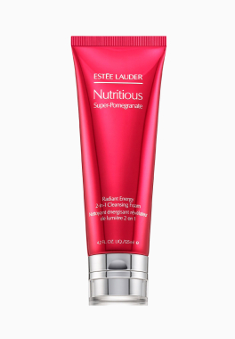 Nutritious Super-Pomegranate Estée Lauder Nettoyant Énergisant Révélateur de Lumière 2 en 1 pas cher
