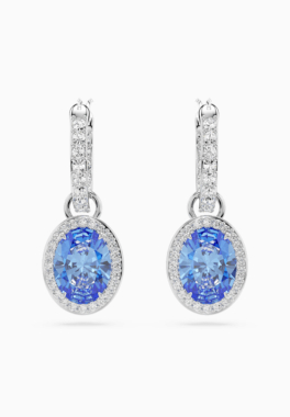 Pendants d'oreilles Una Angelic Swarovski Bleu pas cher