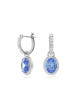 Pendants d'oreilles Una Angelic Swarovski Bleu pas cher