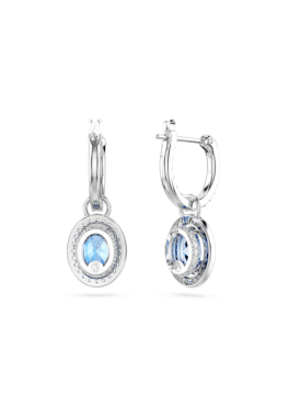 Pendants d'oreilles Una Angelic Swarovski Bleu pas cher