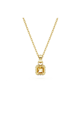 Pendentif Chroma Swarovski Jaune, Métal Doré pas cher