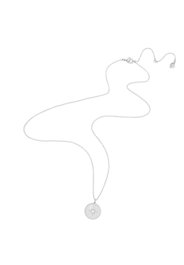 Pendentif Loquet Swarovski Métal Rhodié pas cher